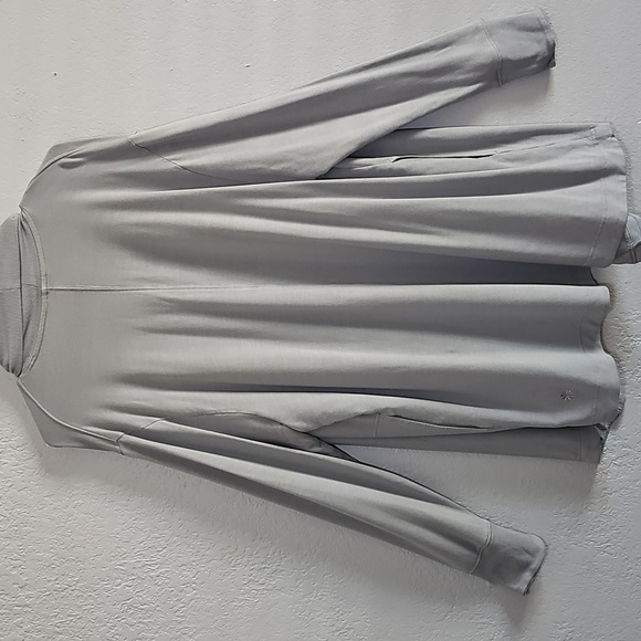 Athleta Pranayama Restore Wrap/Cardigan Light Gray - Womens Size Large - Picture 7 of 7